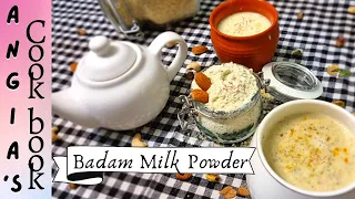 Badam Milk powder in 5 min|5 min recipes|Homemade MTR badam milk|Angia's cookbook