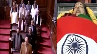 Parliament Condoles Jayalalithaa's Death - Adjourns For The Day