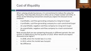 Session 23: Private Company Valuation