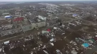 п.Полетаево Челябинская область air Poletaevo, dron DJI