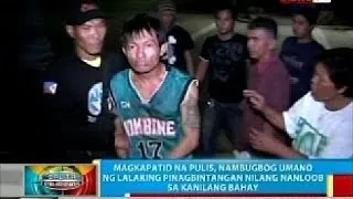 Magkapatid na pulis sa Cebu City, nambugbog umano ng lalaking pinagbintangan nilang magnanakaw