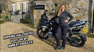 Visiting a LUXURY hotel on my R1200GS with my little sister!