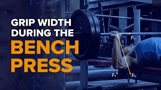 How does your grip width during the bench press affect which muscles you train?