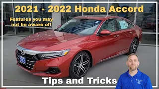 2021 - 2022 Honda Accord Tips and Tricks