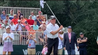 Gary Player Golf Swing At 88 Years Of Age Insperity Tournament 2024