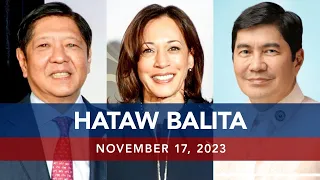 UNTV: HATAW BALITA |    November 17, 2023