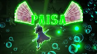 PAISA - FREE FIRE MONTAGE EDIT by Kunal YT Gaming || garena free fire || #freefire