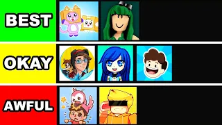 HONEST Roblox YouTuber Tier List