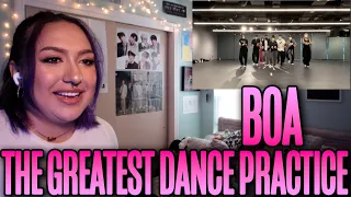 BoA ボア 'The Greatest' Dance Practice Reaction