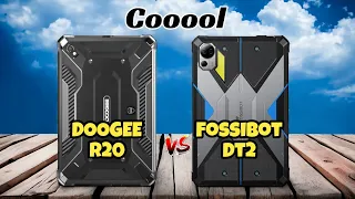 Doogee R20 (VS) Fossibot DT2 (VS) - Top big battery rugged Tabs 2024