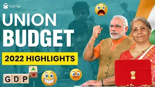 Key Highlights of Union Budget 2022-23 | Union Budget for RBI Grade B, SEBI Grade A & NABARD Grade A