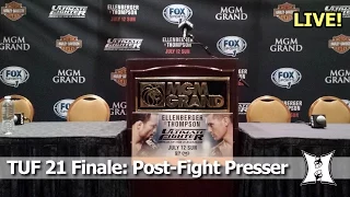 TUF 21 Finale: American Top Team vs Blackzilians Post-Fight Press Conference (LIVE / Unedited)