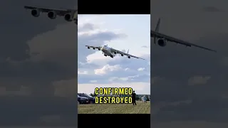 Antonov AN-225 destroyed. #an225 #mriya #antonov