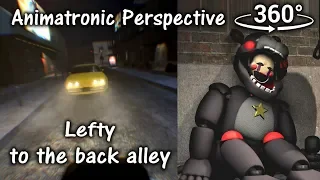 360°| FNAF6 Lefty to the Back Alley - Animatronic Perspective [SFM] (VR Compatible)