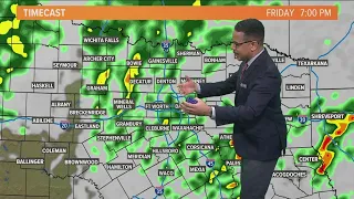 DFW weather: Another round of rain as we head into the weekend