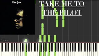 TAKE ME TO THE PILOT by Elton John (Piano Tutorial)