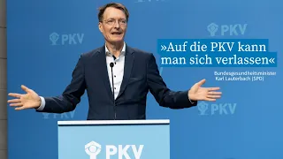 Minister Lauterbach über die neue GOÄ und das Duale System - Ganze Rede der Jahrestagung 2022 | PKV