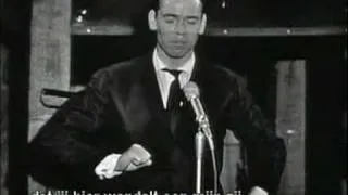 Jacques Brel - concert 1964 - 07 - Les bonbons (1)