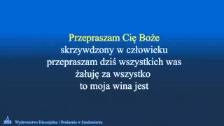 Przepraszam Cię Boże