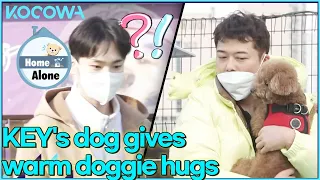 Does KEY's dog love Hyun Moo now? Or is it a doggie trick l Home Alone Ep 437 [ENG SUB]