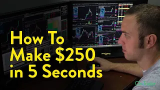 [LIVE] Day Trading | The 5 Second Friday (How I Made $250 in Seconds)