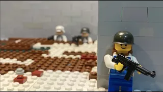 Taking out an MG42 position (Lego WW2 Stop motion)