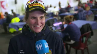 Elisa Longo Borghini post race interview FW