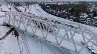 Warszawa Zachodnia zimą - modernizacja stacji