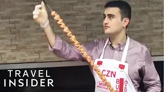 Turkish Chef Makes Makes 40-Inch Kebabs