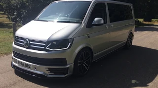 VW Transporter Shuttle LWB T6 T30 2.0 150 SE DSG automatic 9 Seat with leather