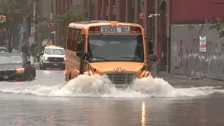 Record rainfall swamps NYC, Tri-State