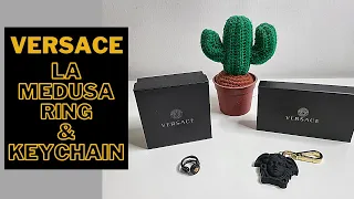 VERSACE LA MEDUSA RING & KEYCHAIN UNBOXING