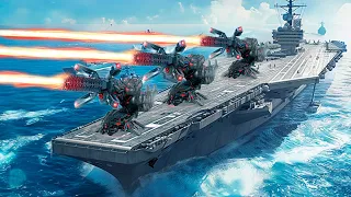 STEALTH Aircraft Carrier With LASER Weapons Is Already Defending Israel!