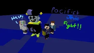 Jevil Minecraft Fight pacifist Route