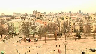 WATCH: View of Kyiv skyline as Russian forces continue to encircle cities across Ukraine