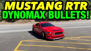 2019 Ford Mustang RTR DUAL EXHAUST w/ DYNOMAX RACE BULLETS!