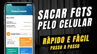 SAQUE FGTS - Como Sacar FGTS pelo Celular (QUALQUER BANCO)