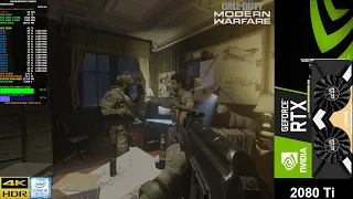 Call Of Duty Modern Warfare Max Settings, Ray Tracing 4K | HDR | RTX 2080 Ti | i9 9900K 5.1GHz