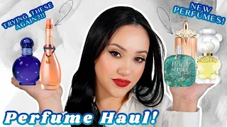 PERFUME HAUL! CELEBRITY PERFUMES + NEW RELEASES | TRYING PERFUMES A SECOND TIME AROUND?! 🤔 AMY GLAM