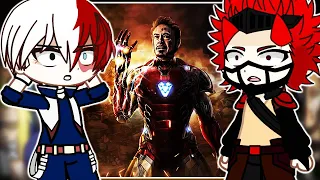 Boku no Hero (MHA) React to IronMan || Gacha React