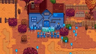 Stardew Valley Joja ENDING - All Cutscenes - Buy Joja Membership & All Development Project