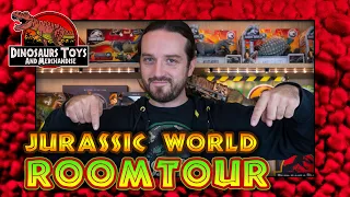 JURASSIC WORLD TOY ROOMTOUR 2021 | Dinosaurs Toys and Merchandise Special [Deutsch/German]