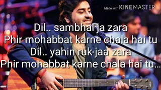 Arijit Singh Mashup Karaoke with Lyrics | Mirchi Music Award 2014