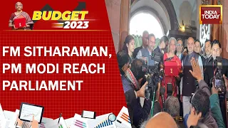 Budget 2023: FM Nirmala Sitharaman, PM Modi Reach Parliament, Budget To Be Tabled At 11 AM