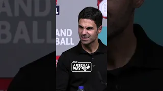 Mikel Arteta BUZZING After Arsenal Beat Man City To Lift Community Shield! 😎🔴 #Shorts