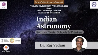 Indian Astronomy - Sources and Texts | Dr Raj Vedam | IIT KGP #sangamtalks #iks #astronomy