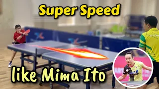 How to develop Forehand Topspin technique like Mima Ito for Indian 🇮🇳 talent