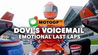 Emotional Last Lap MotoGP Voicemails From Dovizioso's Cousin