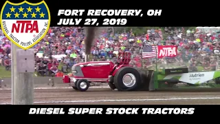 7/27/19 NTPA Fort Recovery, OH Diesel Super Stock Tractors