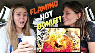 Trying FALL & HALLOWEEN Foods || Taylor & Vanessa